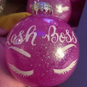 Lash Boss Christmas Ornament